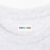 Aangepast bedrijfslogo Zakelijke labels voorbeeld (Aangebracht)