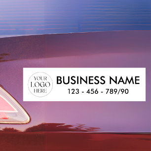 Aangepast bedrijfslogo Zakelijke promotie Modern Bumpersticker