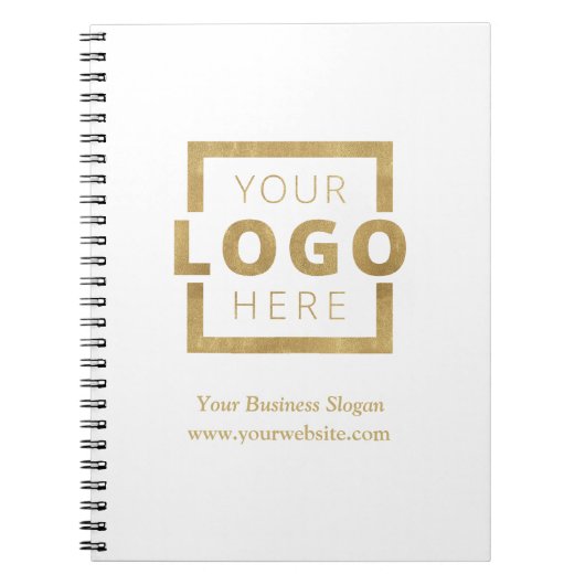 Aangepast bedrijfslogo Zakelijke promotionele gift Notitieboek (Voorkant)
