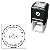 Aangepast bedrijfslogo zelfinktende stempel (In situ)