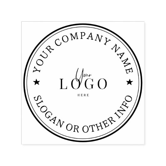 Aangepast bedrijfslogo zelfinktende stempel (Design)