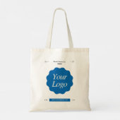 Aangepast bedrijfsmerk Logo | Professionele ondern Tote Bag (Achterkant)