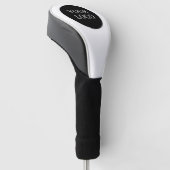 Aangepast bedrijfsmerk met Logo Golfheadcover (Schuin)