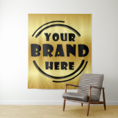 Aangepast bedrijfsmerk van het bedrijf wandkleed (In situ)