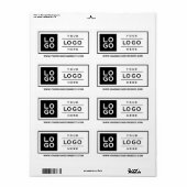 Aangepast bedrijfsmerk voor Logo Etiket (Full Sheet)