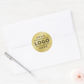 Aangepast bedrijfsmerk voor Logo Ronde Sticker (Envelop)