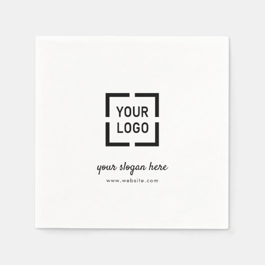 Aangepast bedrijfsmerk voor Logo Servet (Voorkant)