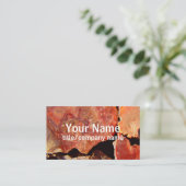 aangepast bedrijfsmodel voor rotsontwerp visitekaartje (Staand voorkant)