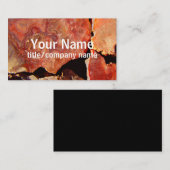 aangepast bedrijfsmodel voor rotsontwerp visitekaartje (Voorkant / Achterkant)