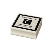 Aangepast bedrijfsmonogram rubberstempel (Stempel)