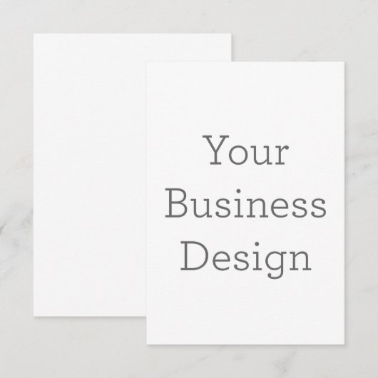 8.9 x 12.7 cm Enkele bedankkaart (Voorkant / Achterkant)