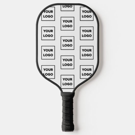 Aangepast bedrijfspatroon van Logo 2 op maat Pickleball Paddle (Voorkant)