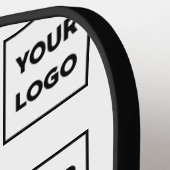 Aangepast bedrijfspatroon van Logo 2 op maat Pickleball Paddle (Links Detail)
