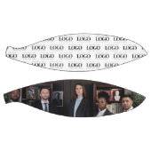 Aangepast bedrijfspatroon voor Logo en foto op maa Basketbal (Panelen)