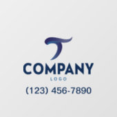 Aangepast bedrijfspromotiebedrijf Logo Raamsticker (Vel)