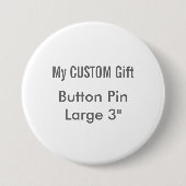 Aangepast, bedrukt 3-inch grote ronde Button badge (Voorkant)