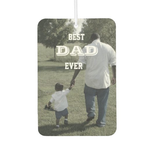 Aangepast beeld beste vader ooit luchtverfrisser (Voorkant)