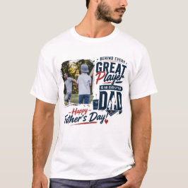 Aangepast beeld ontwerp, Geweldige Speler Papa tre T-shirt