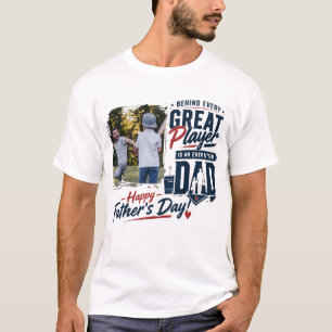 Aangepast beeld ontwerp, Geweldige Speler Papa tre T-shirt
