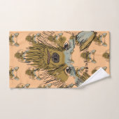 Aangepast beer bad handdoek (Handdoek)