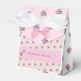 Aangepast Beer en ballonnen Bedankdoosjes