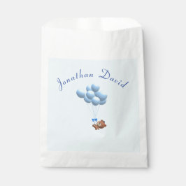 Aangepast Beer en ballonnen Bedankzakje