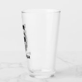 Aangepast BEER GEEN TEDDY BEAR Mannen Funny Gift v Glas (Links)