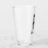 Aangepast BEER GEEN TEDDY BEAR Mannen Funny Gift v Glas (Rechts)