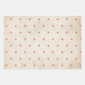 Aangepast Beer met hart bevestigen Inpakpapier Vel (Voorkant 2)