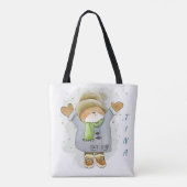 Aangepast Beer winter Tote Bag (Achterkant)