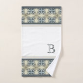 Aangepast Beige Brown  kunstpatroon Bad Handdoek (Handdoek)