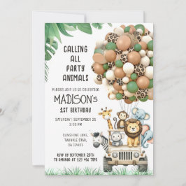 Aangepast bellen All Green White Balloon thema Kaart