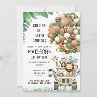 Aangepast bellen All Green White Balloon thema Kaart