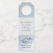 Aangepast Bericht Bedankt Fles Labels (Voorkant)