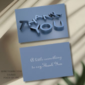 Aangepast bericht Blauw Hartelijk dank Visitekaartjes