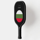 Aangepast bericht Bulgaarse vlag Pickleball Paddle (Links)