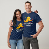 Aangepast bericht Cat Cupid Valentijnsdag Graphic T-shirt (Unisex)
