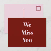 Aangepast bericht donkergroen en mint groen briefkaart (Voorkant / Achterkant)