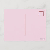 Aangepast bericht donkergroen en mint groen briefkaart (Achterkant)