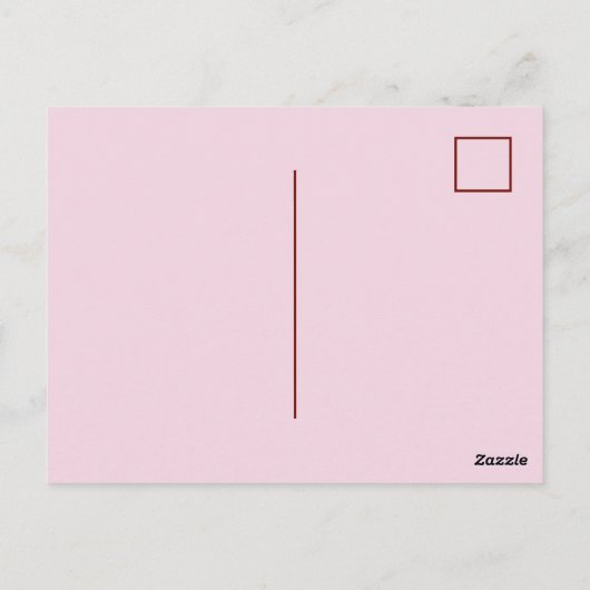 Aangepast bericht donkergroen en mint groen briefkaart (Achterkant)