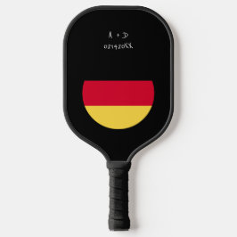 Aangepast bericht Duitsland Vlag Pickleball Paddle