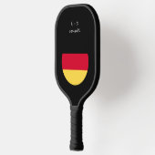 Aangepast bericht Duitsland Vlag Pickleball Paddle (Links)