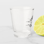 Aangepast Bericht Gepersonaliseerde Shot Glass Shot Glas (Links)