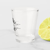 Aangepast Bericht Gepersonaliseerde Shot Glass Shot Glas (Rechts)