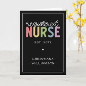 Aangepast bericht geregistreerd zuster RN Afstuder Kaart (Gele Bloem)