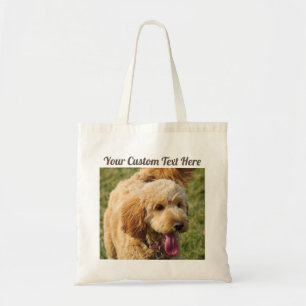 Aangepast bericht Goldendole Dog Tote Bag