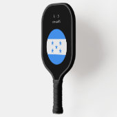 Aangepast bericht Honduras Vlag Pickleball Paddle (Links)