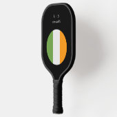 Aangepast bericht Ierse vlag Pickleball Paddle (Links)