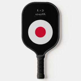 Aangepast bericht Japan vlag Pickleball Paddle