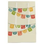 Aangepast bericht Mexicaanse thema verjaardag Medium Cadeauzakje (Achterkant)